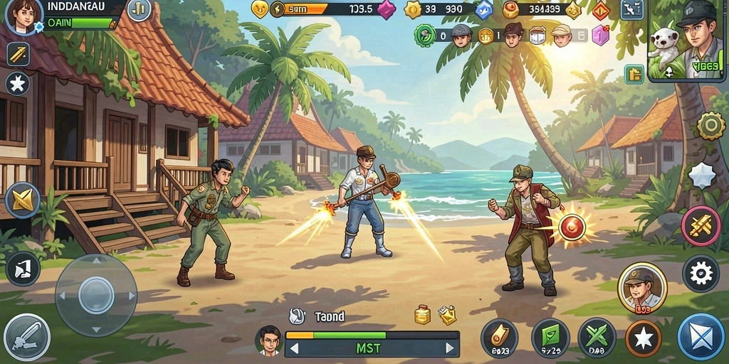 super33 - Tampilan grafis menakjubkan yang memikat mata.